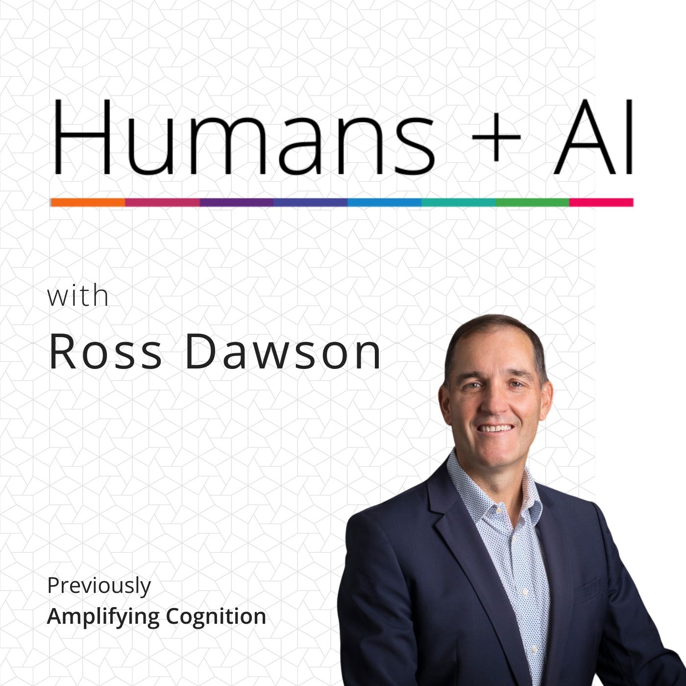 Humans + AI podcast cover